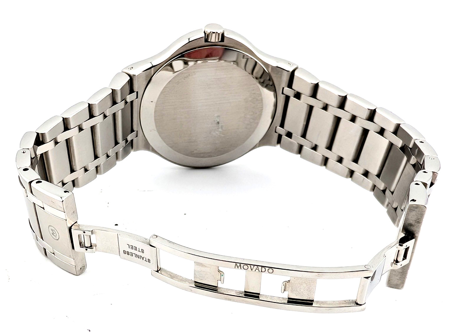 Movado Men’s Corporate Exclusive SS Watch W/Azure Blue Dial; Model #01.1.14.1050