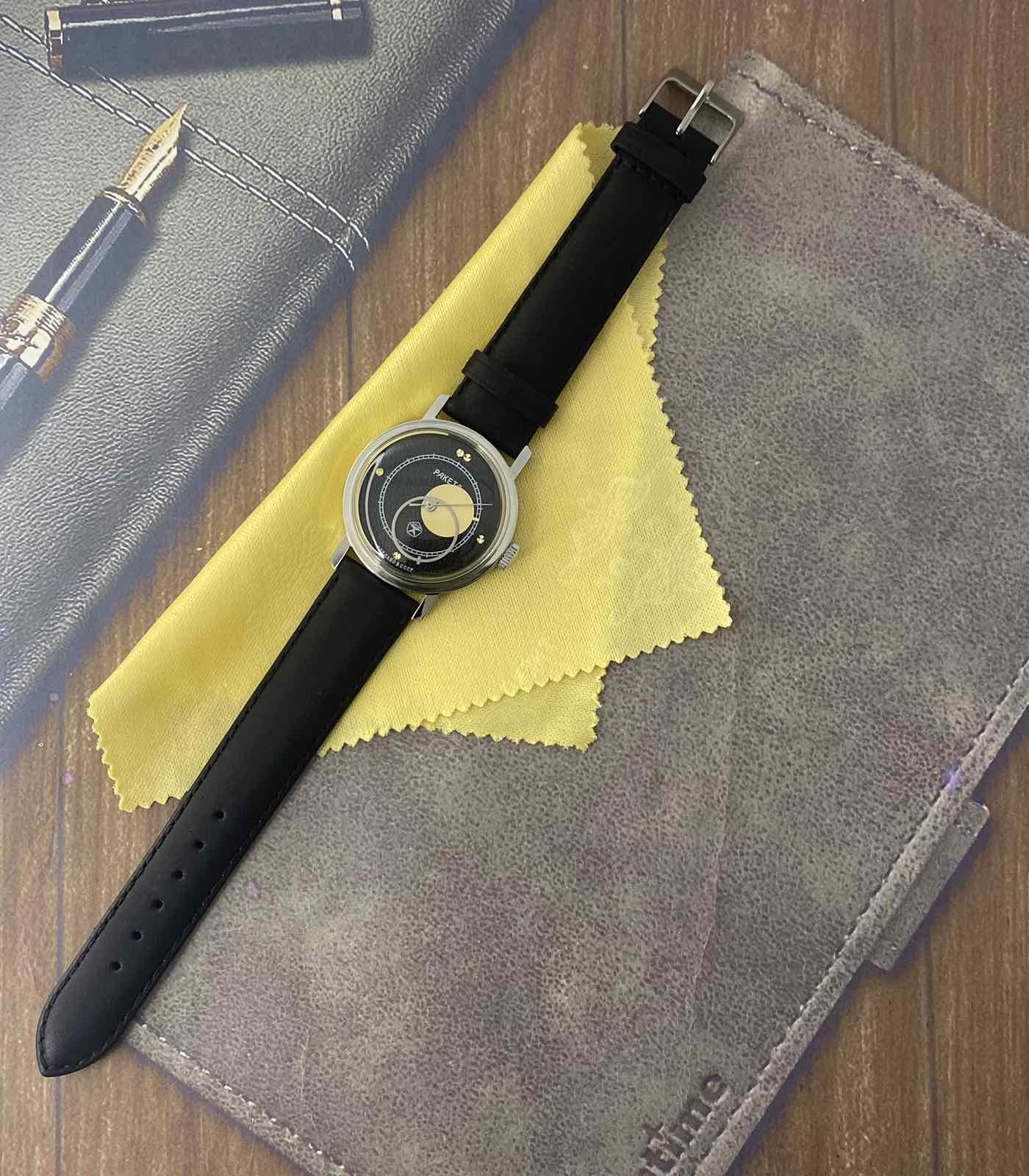 Raketa Copernicus USSR Soviet Mechanical Men’s Watch Black Dial