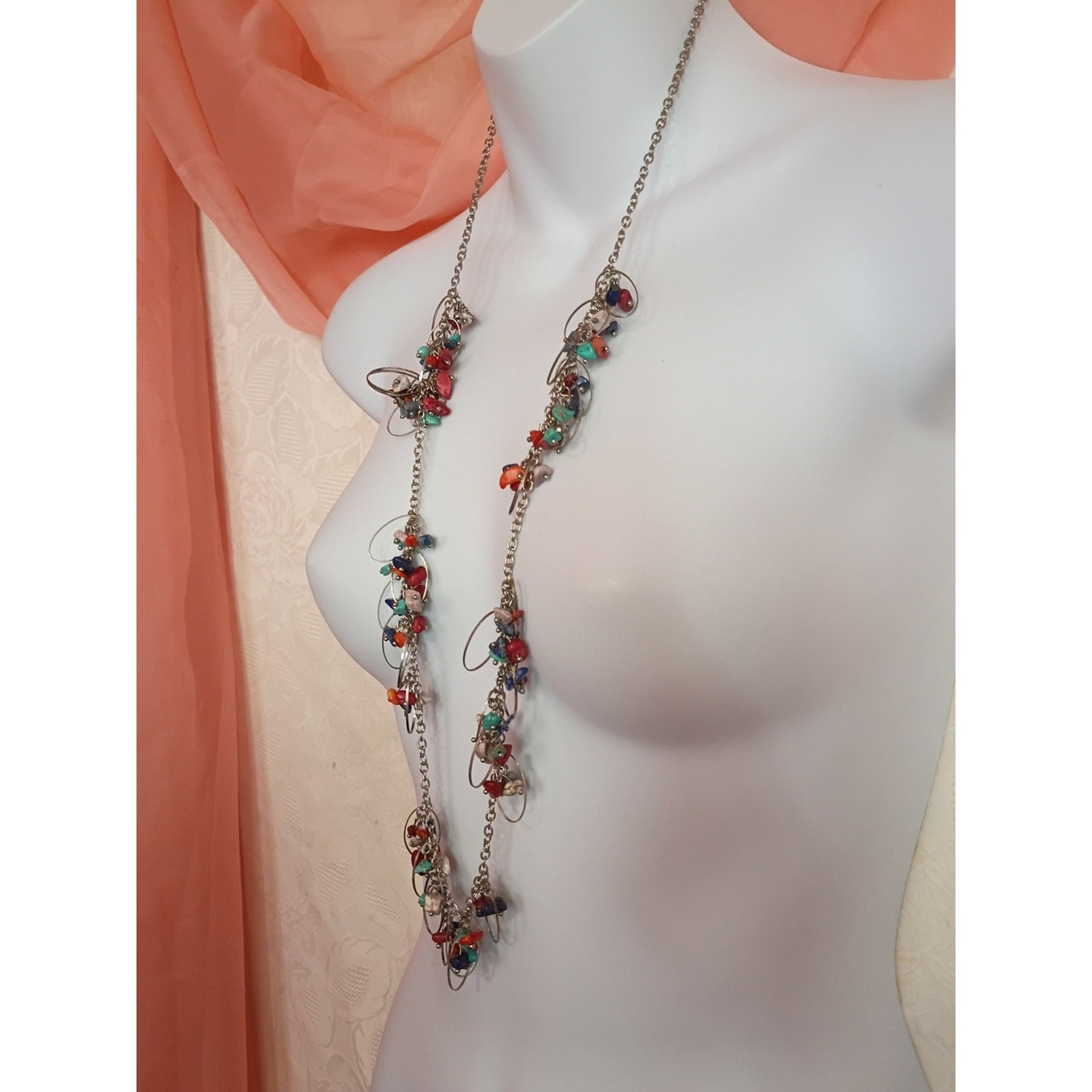 Multicolor Bead Whimsy Necklace