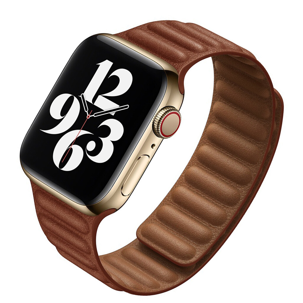 HOT For Apple Watch Leather Link Magnetic Unisex Band 45/49mm Ultra Series 8 7 6