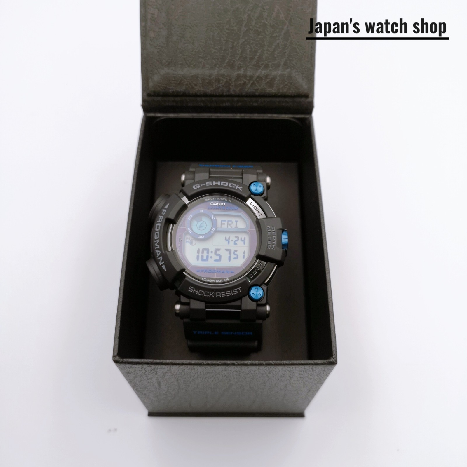 CASIO G-SHOCK GWF-D1000B-1JF Blue Master of G FROGMAN 6 Men’s Watch New in Box