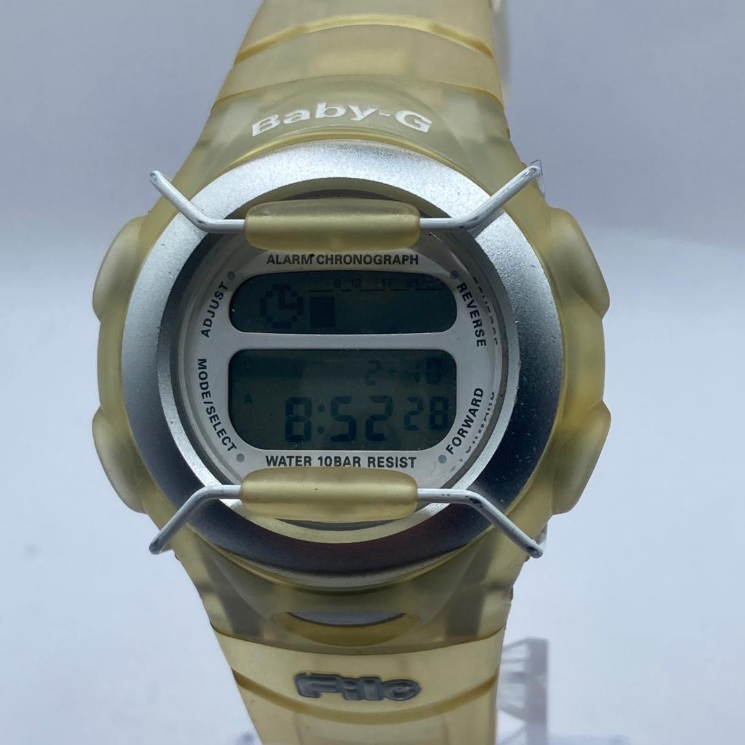 [Working Condition] CASIO Baby-G Digital Round Yellow
