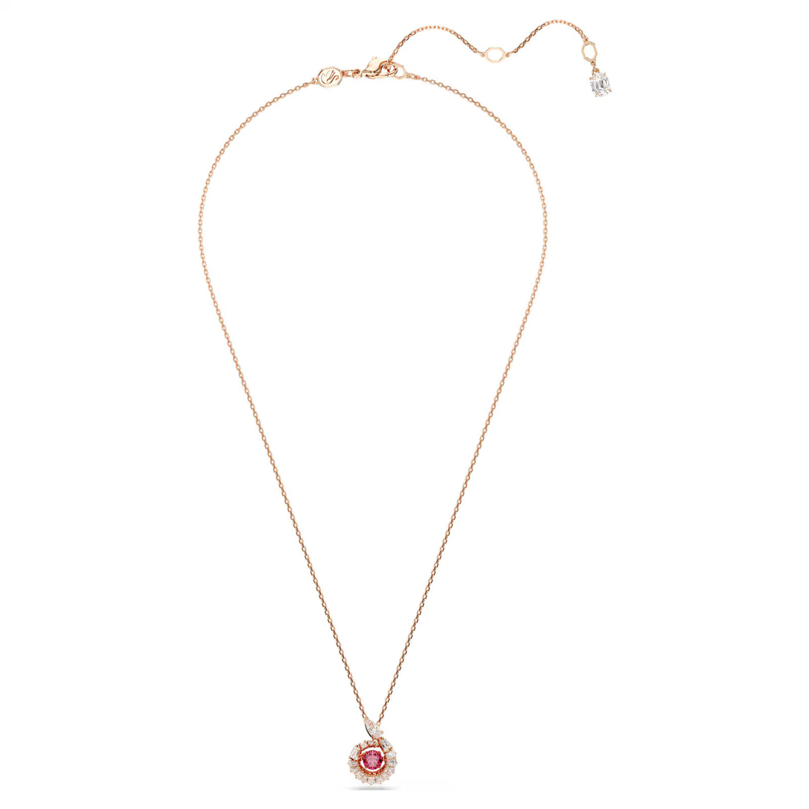Snake Red Rose Gold Tone Plated Pendant Year Of The Mixed Cuts New