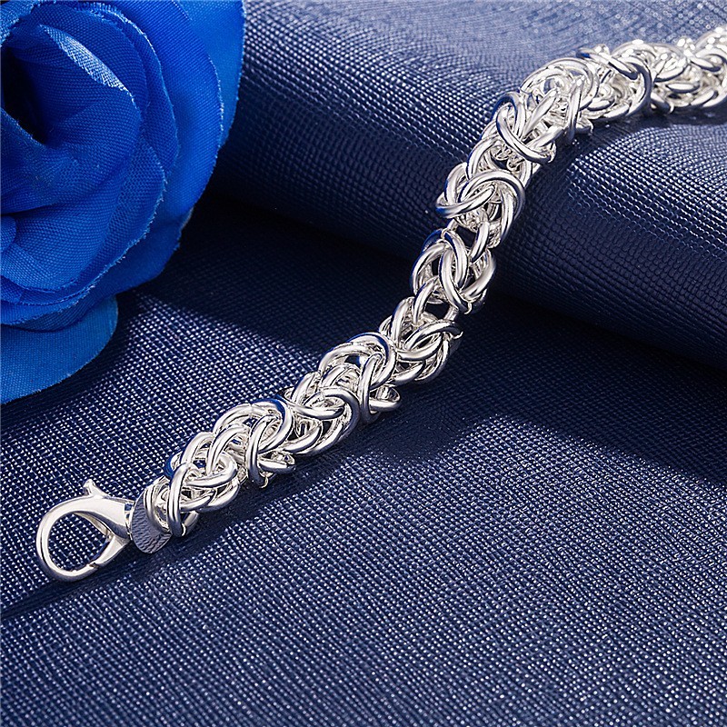Bracelet Titanium Steel Cable Chain Women Men 8mm Width 7.5″ Length Bracelet