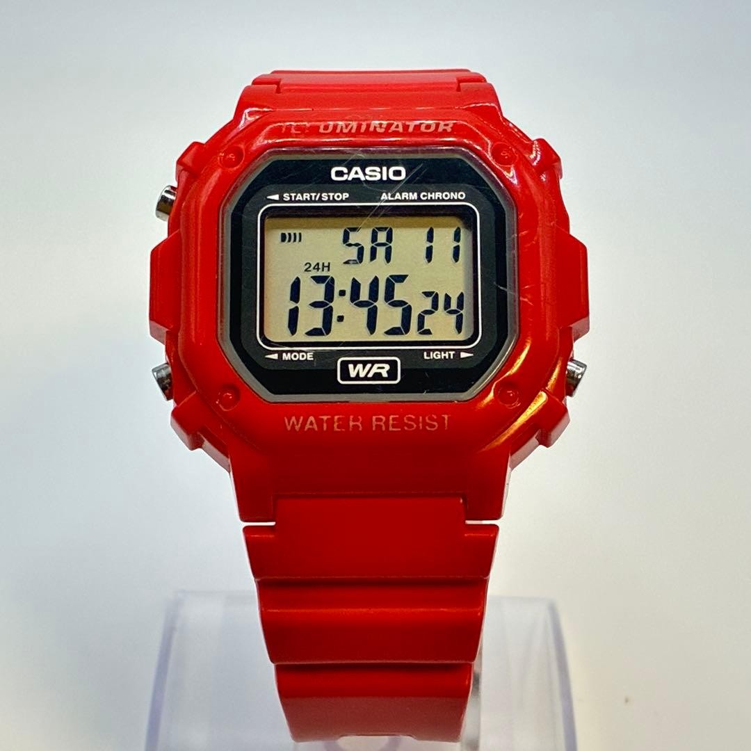 Good condition, working⭐️G-SHOCK wristwatch digital ILLUMINATOR red waterproof