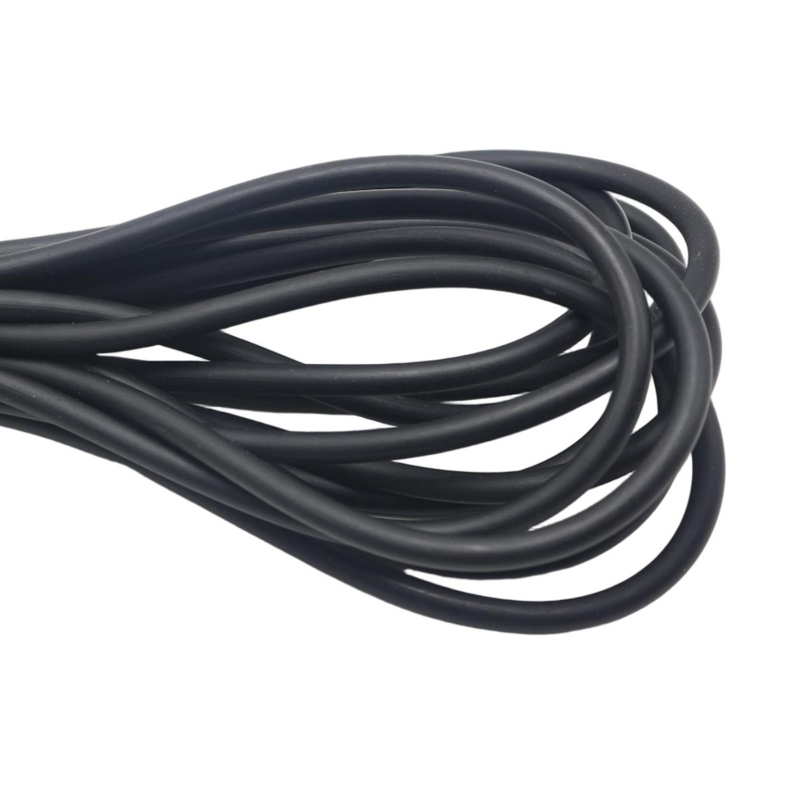 3 Meter Black 4mm Solid Rubber Jewelry Cord String for Jewelry Pendants Craft
