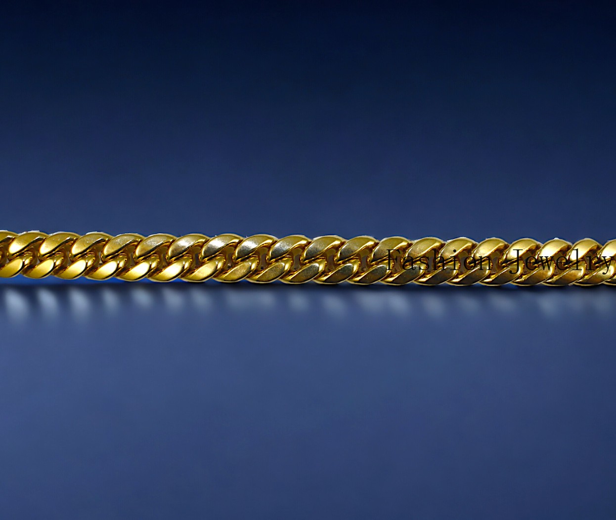 14K Yellow Gold SOLID Miami Cuban Necklace Bracelet Chain 2mm-12mm 7″-30″