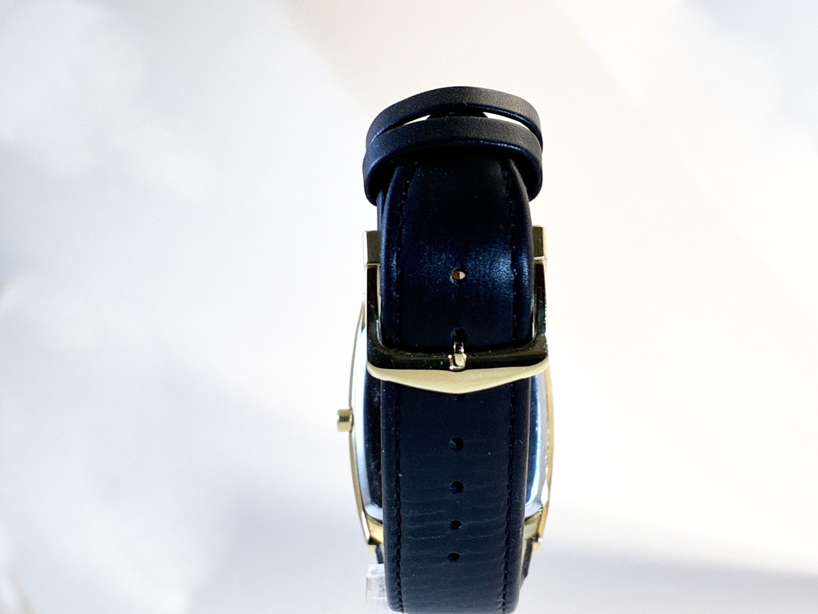 Excellent Citizen Eco Drive Mens Black & Gold Date Formal Dress Watch BM6574-09E