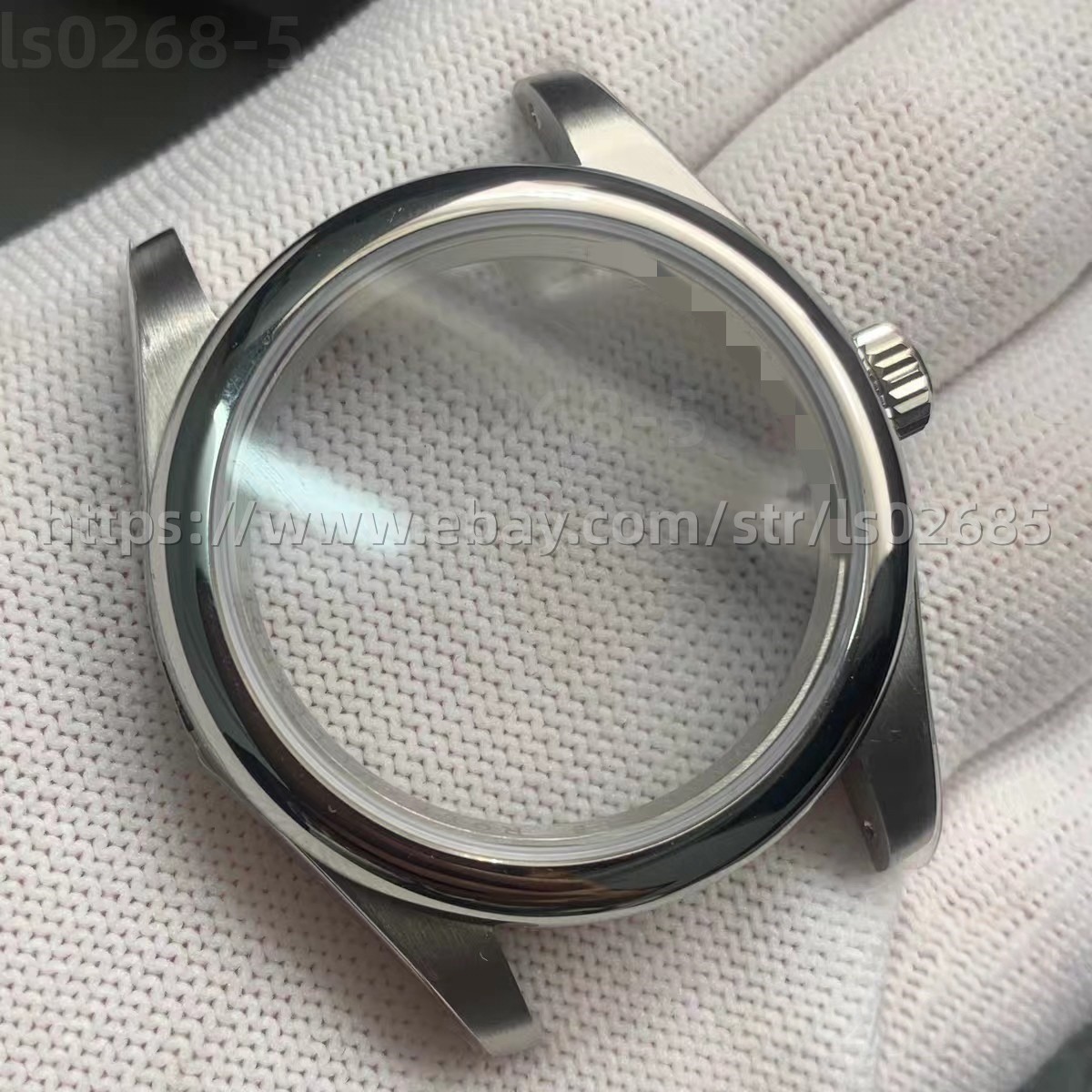 DIY SET for 2824 watch case + dial + hands + Stainless Steel Strap sapphire 41mm