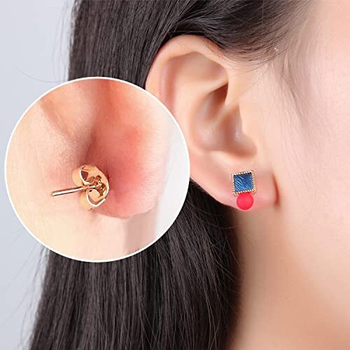 18K Earring Gold Backs Replacement Stud Post Butterfly Push Safety Locking 30 Pc
