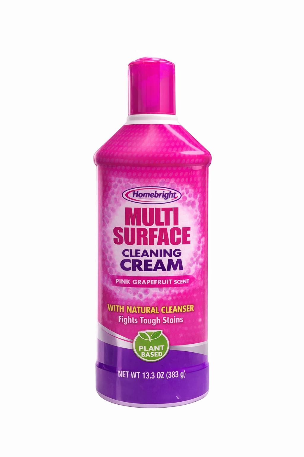 HOMEBRIGHT Multi-Surface Cleaning Cream, Pink 13.5 Fl Oz (Pack of 1)