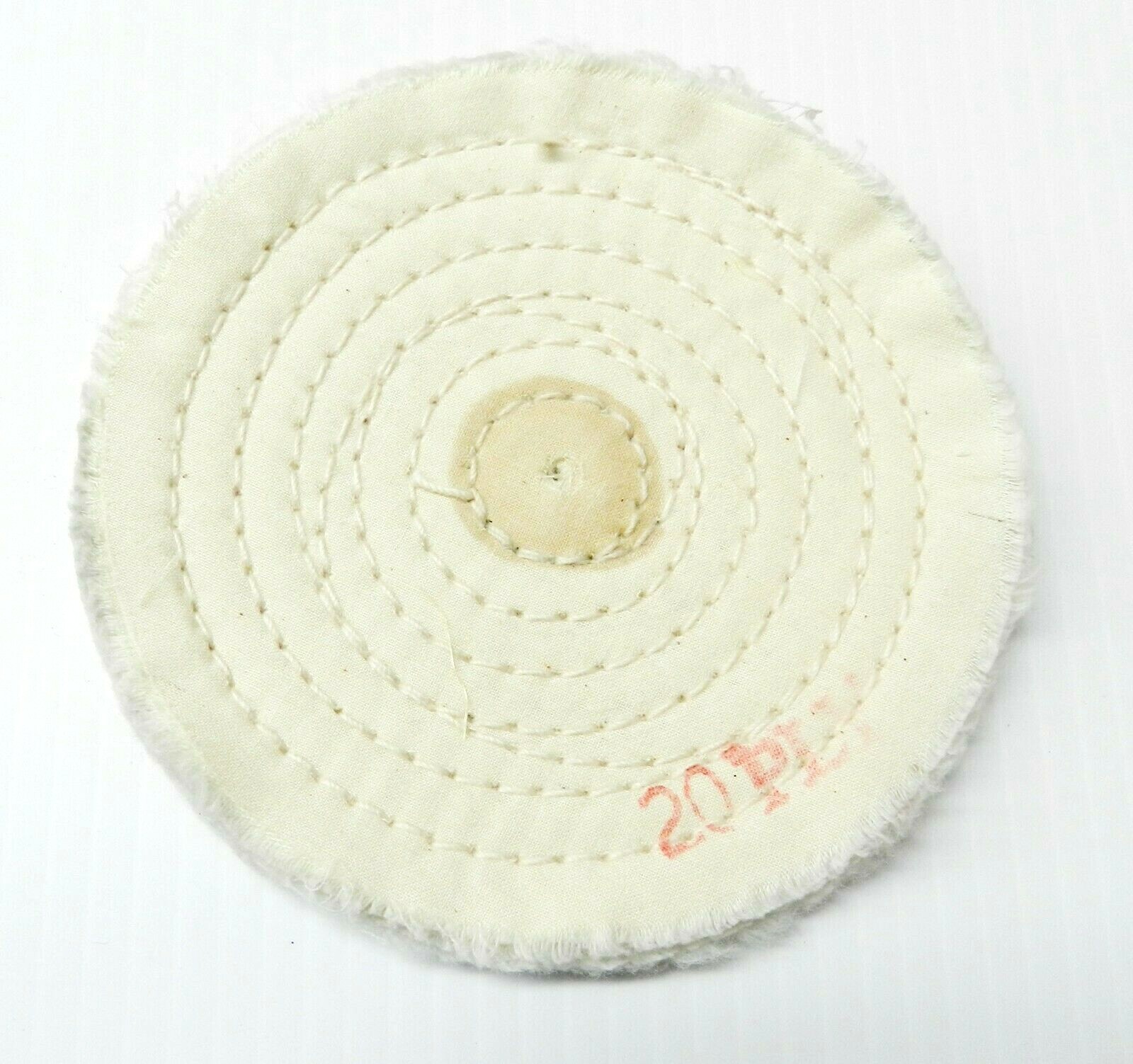 5″ BUFFING WHEEL WHITE BUFF 20PLY NARROW BUFF THIN POLISHING BUFFING