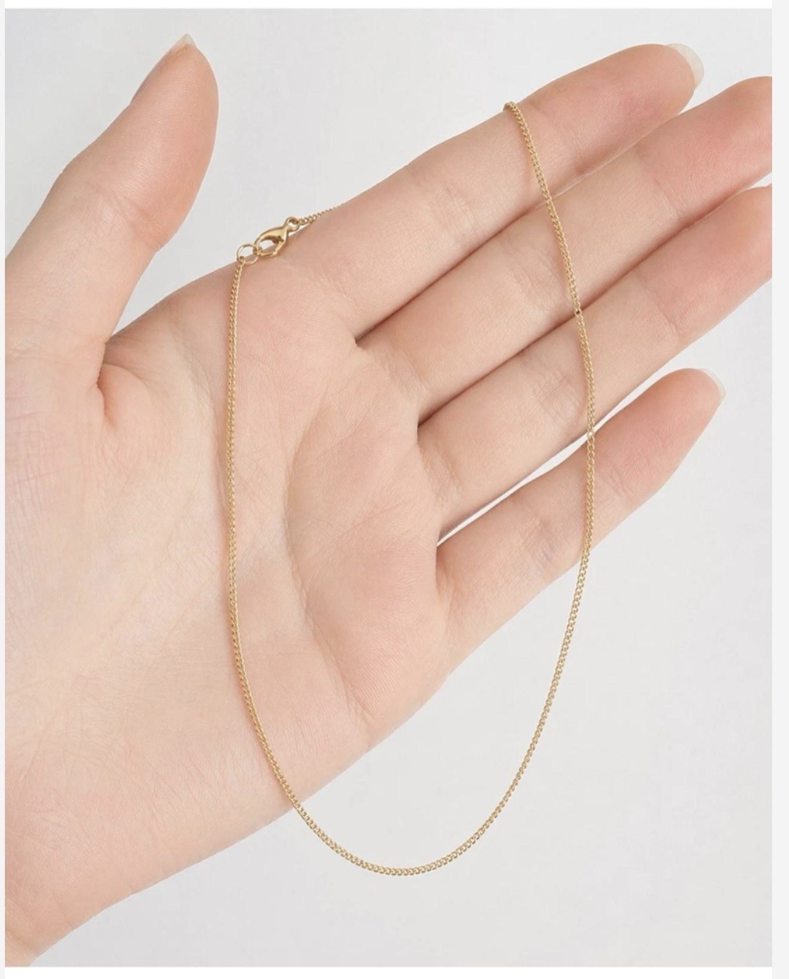 Cadena oro laminado 18 inches