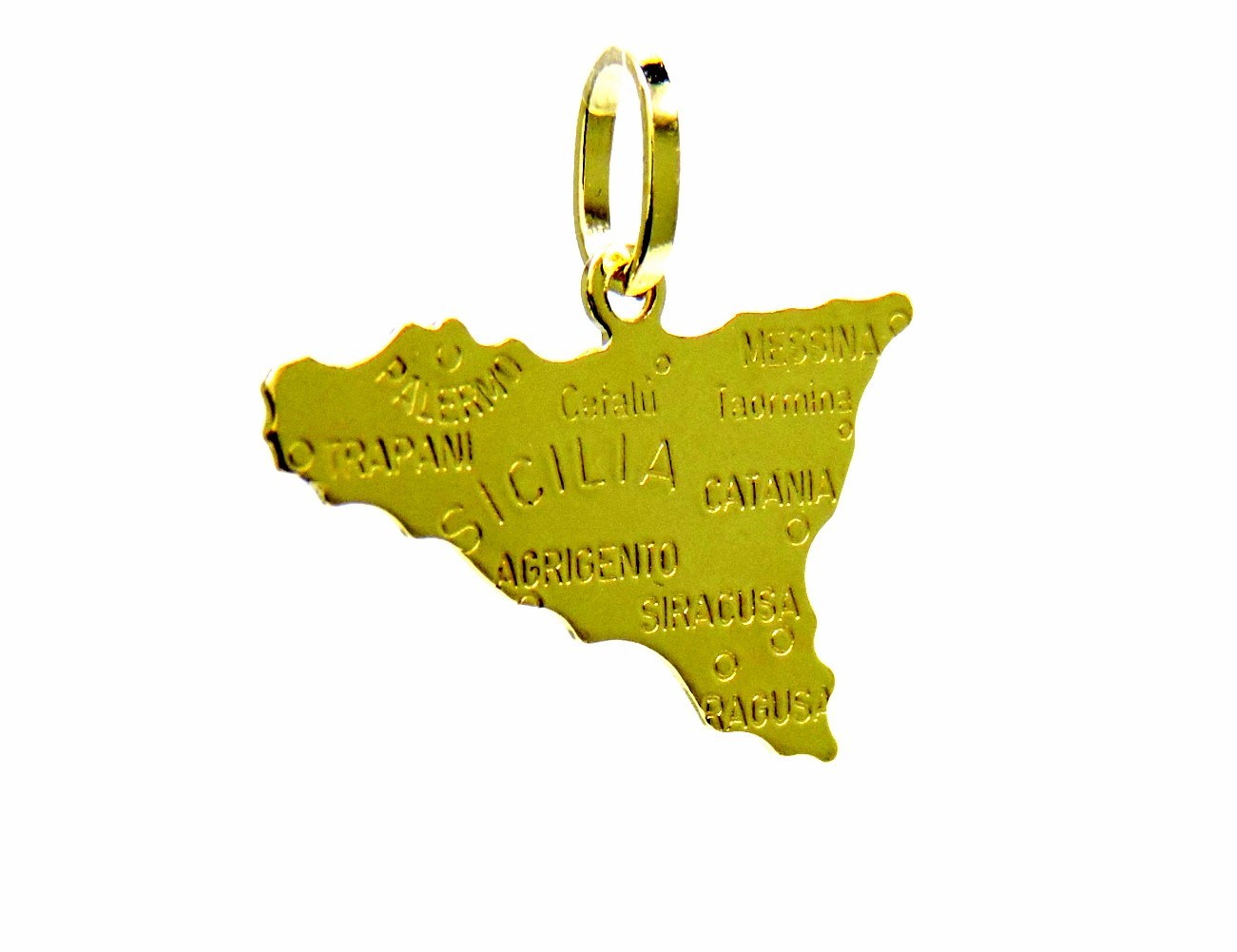 Pendant Sicily Yellow Gold 18K 750/1000 Region