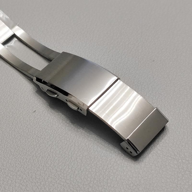 16/18/20/22mm 316L Stainless Steel Watch Clasp Adjustable Folding Buckle Metal