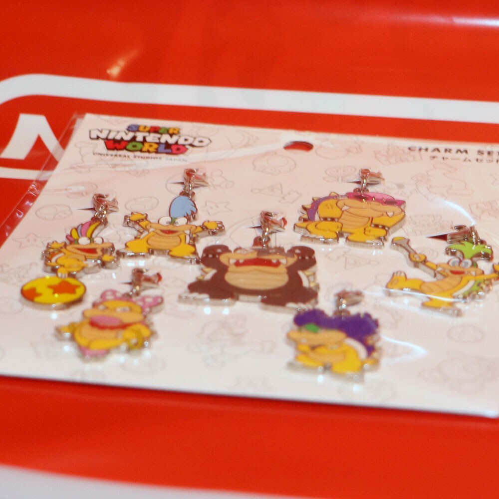 SUPER NINTENDO WORLD Koopalings Charm set of 7p Bowser Family USJ JAPAN Mario