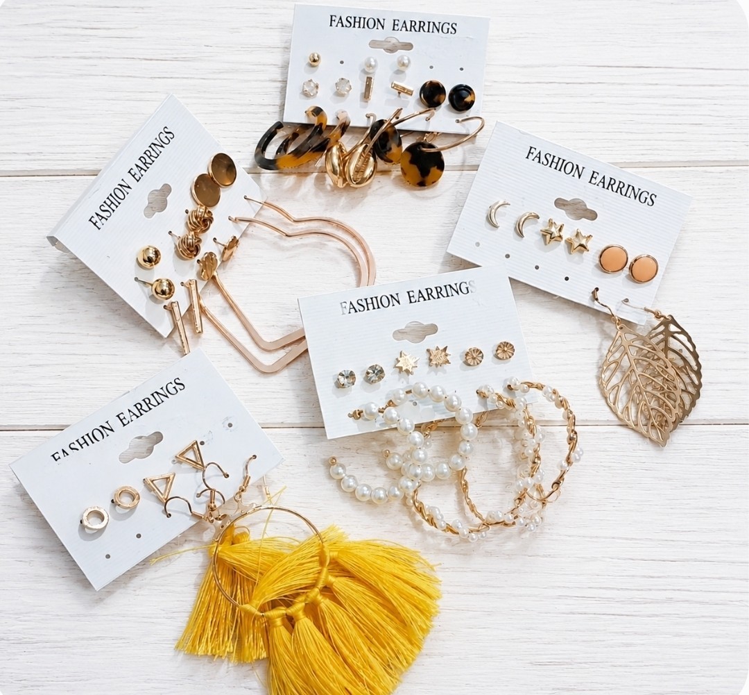 Pierced Fashion Earrings Lot – Old Stock