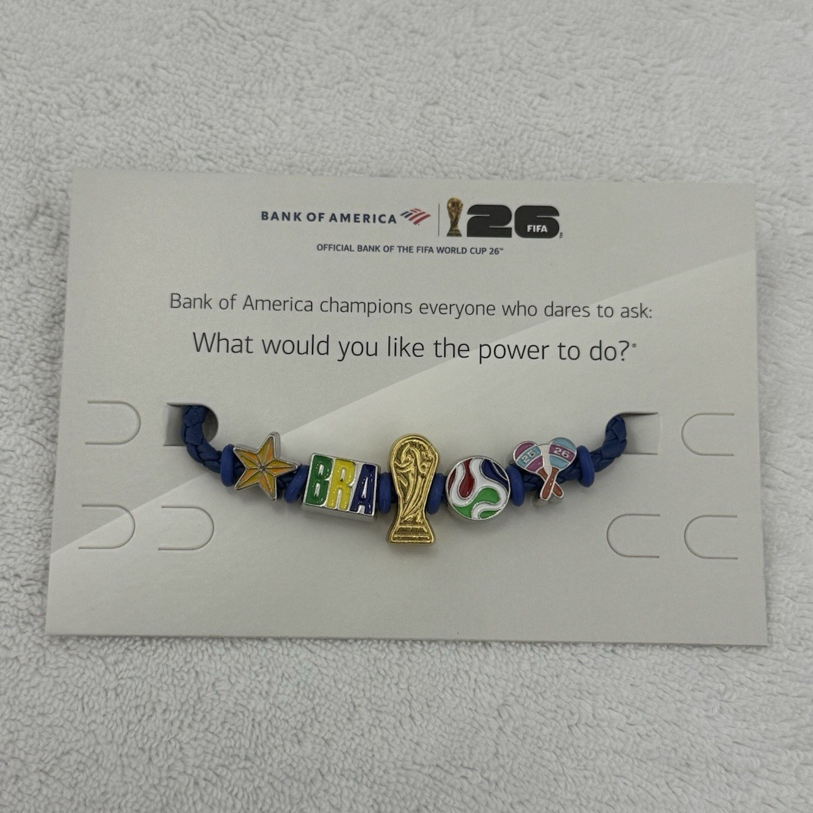 Bank of America FIFA World Cup 2026 BRAZIL MIAMI EXCLUSIVE bracelet