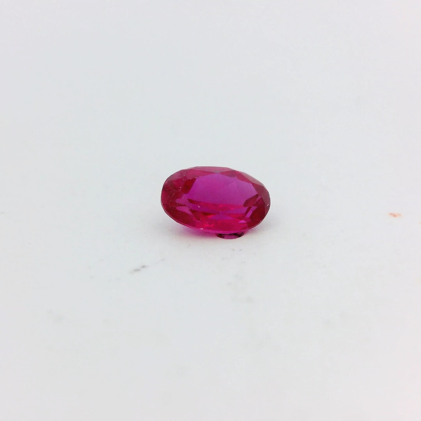 0.75ct Loose Oval Cut Lab Created Ruby Gemstone 6 x 4mm