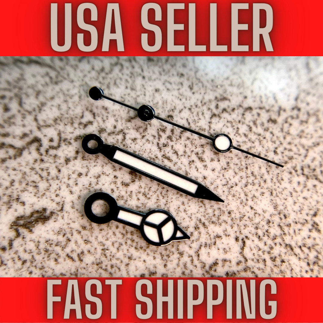 Hands set for Mod Fits Seiko NH35,NH36,7s26,7s36 SKX007. US Seller, US SHIP