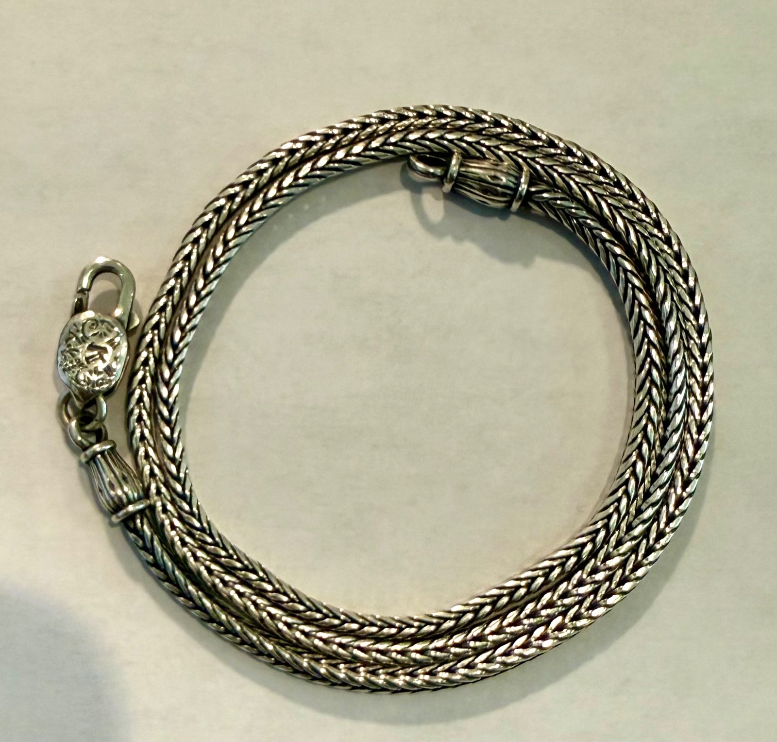 Konstantino Sterling Silver Woven Chain Necklace 2.5mm 20in
