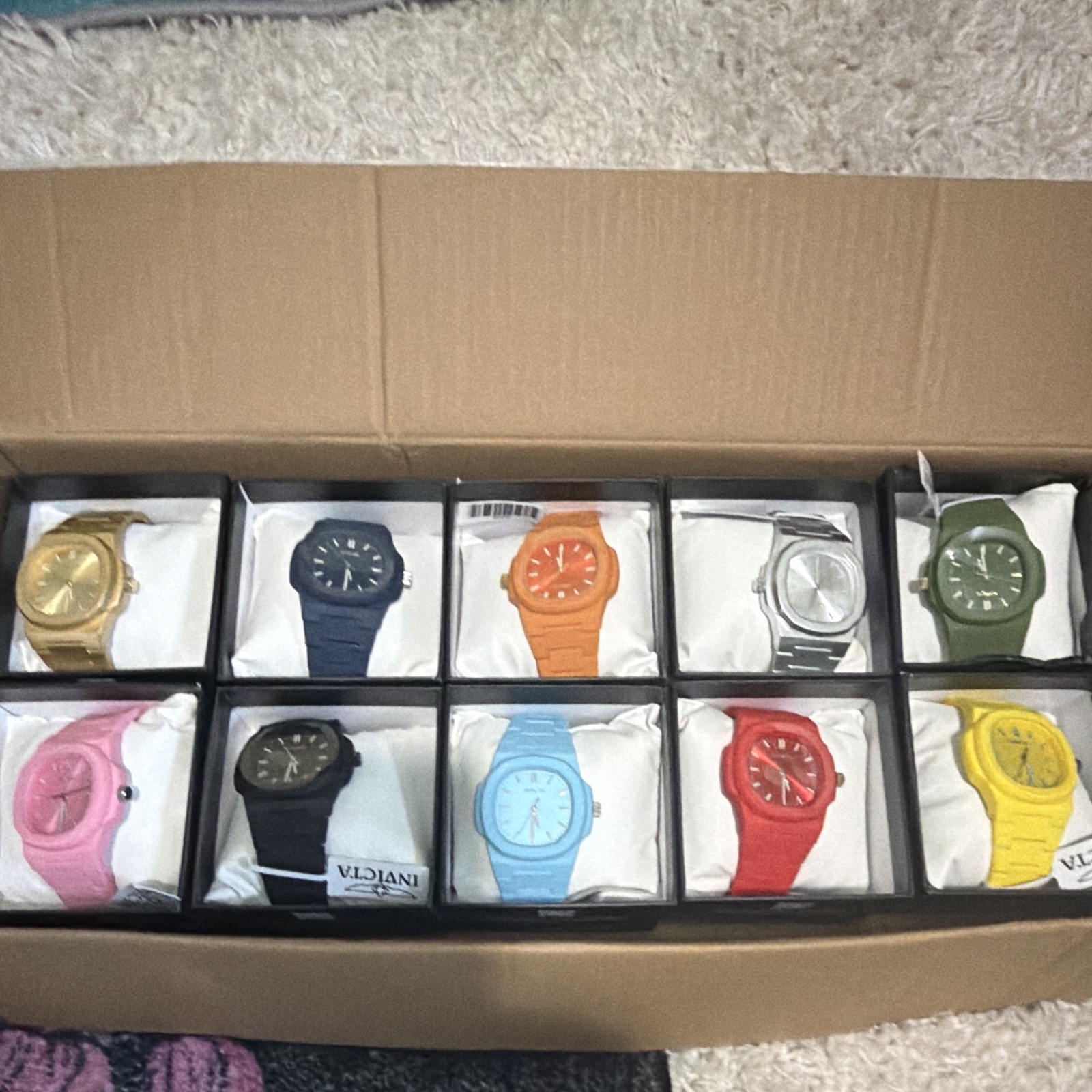 Invicta Unisex Adult Watches Mixed Assorted Color Wholesale Lot, In Boxes