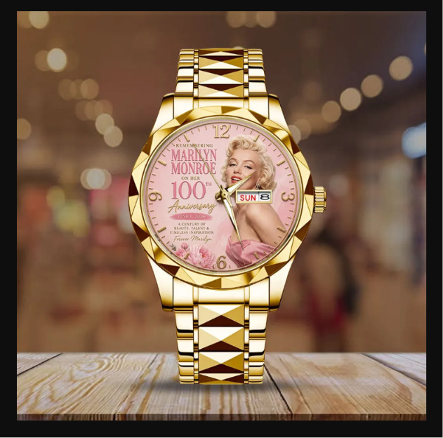 Marilyn 100th Anniversary Alloy Luxury Quartz Watch 2