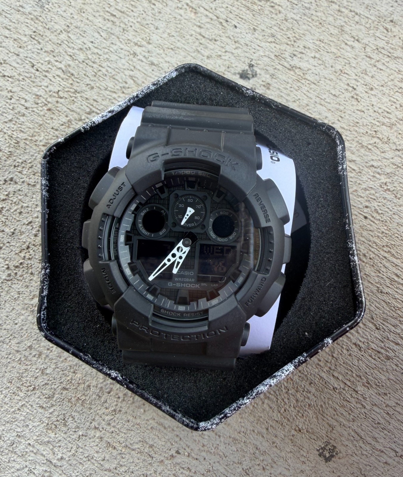Casio G-shock Black Men’s Watch – GA100-1A1 New in Box