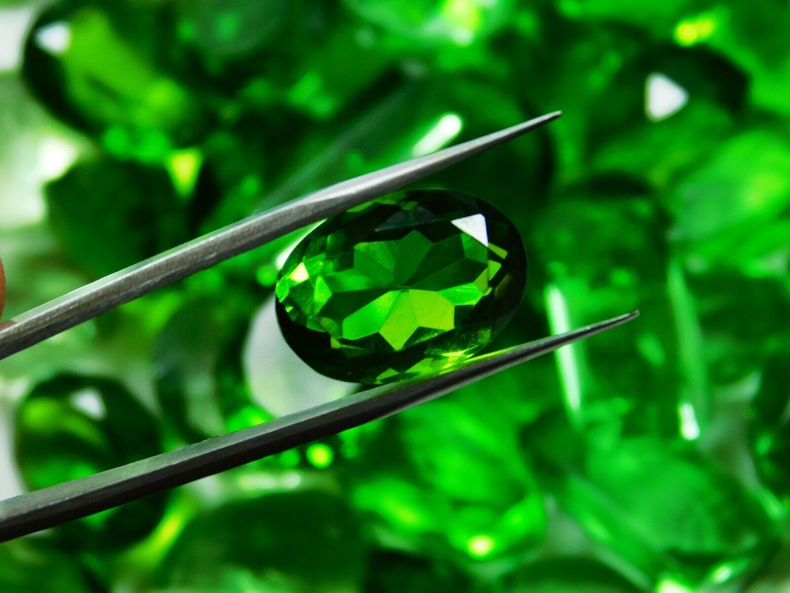 NATURAL Green Peridot 100 Ct CERTIFIED Loose Gemstone Lot For Jewelry Making