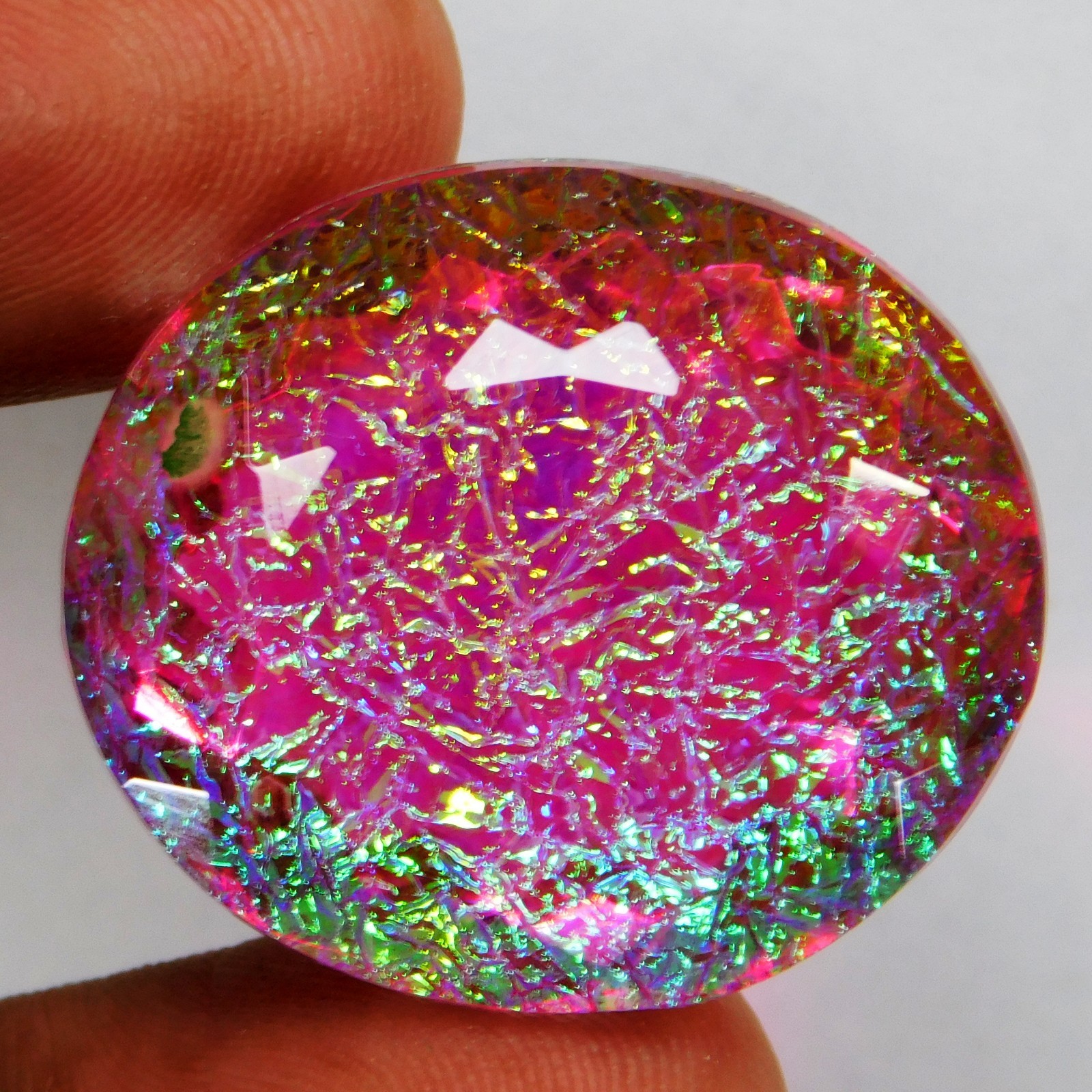 Natural 68.80 Ct Australian Monarch Fire Opal Oval Cut Certified Gemstone