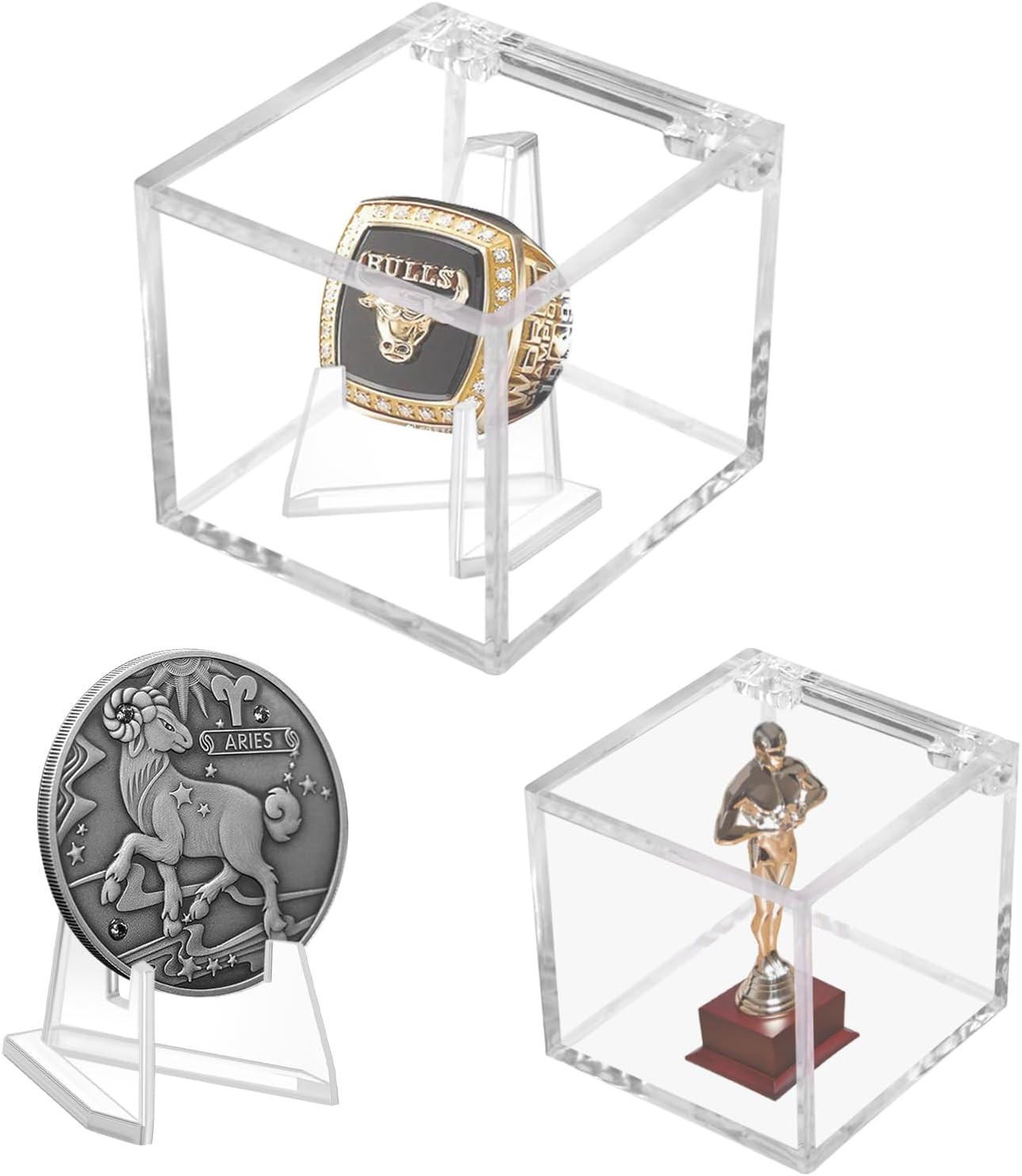 Championship Ring Display Case Clear Acrylic Championship Ring Holder Box A…