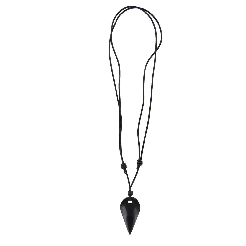 15.75″ Fashion Long Bohemian Horn pendant Necklace Handmade Adjustable Jewelry