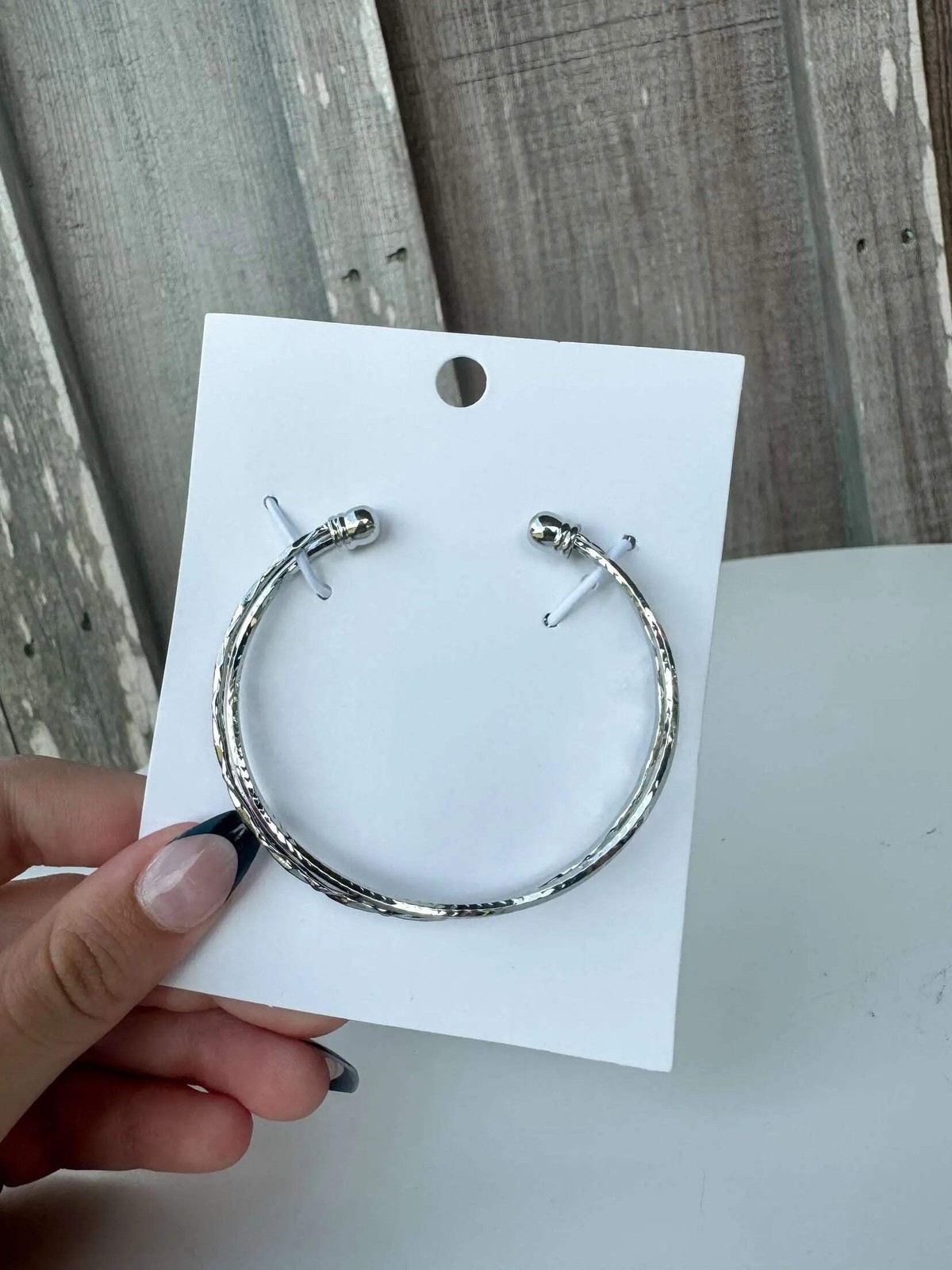 Everyday Wear Metal Bangle Bracelet