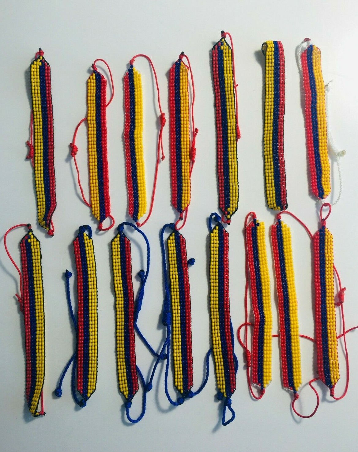 Colombian Flag Colors /Adjustable Bracelet / Pulseras Colombianas