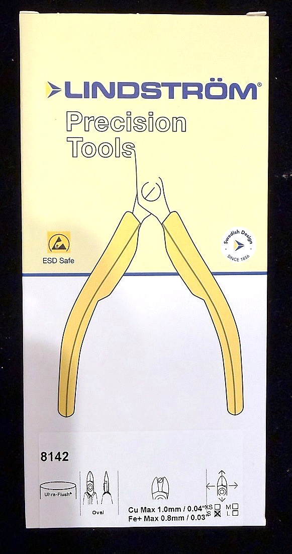 Lindstrom Diagonal Cutters # 8142 Ultra Flush Precision Tool New in box