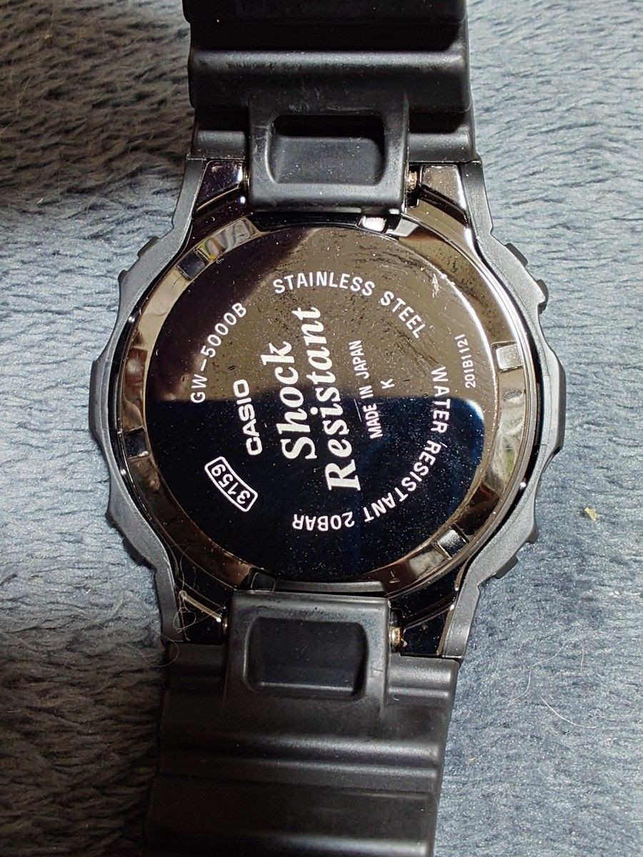 Rare CASIO G SHOCK GW 5000B MULTI BAND 6 Tough Solar Radio Clock