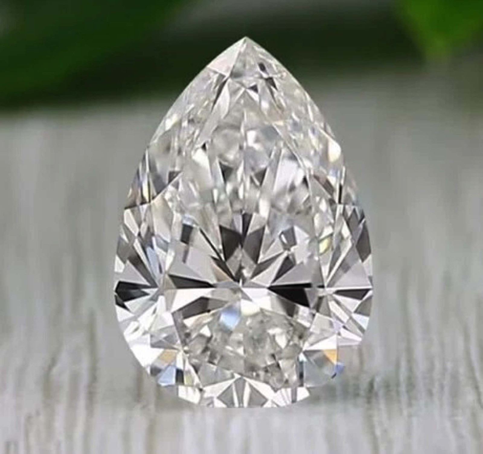 4.4 Carat IGL Certified Lab Grown CVD Diamond Pear Cut VVS1 Loose Gemstone 6DJF