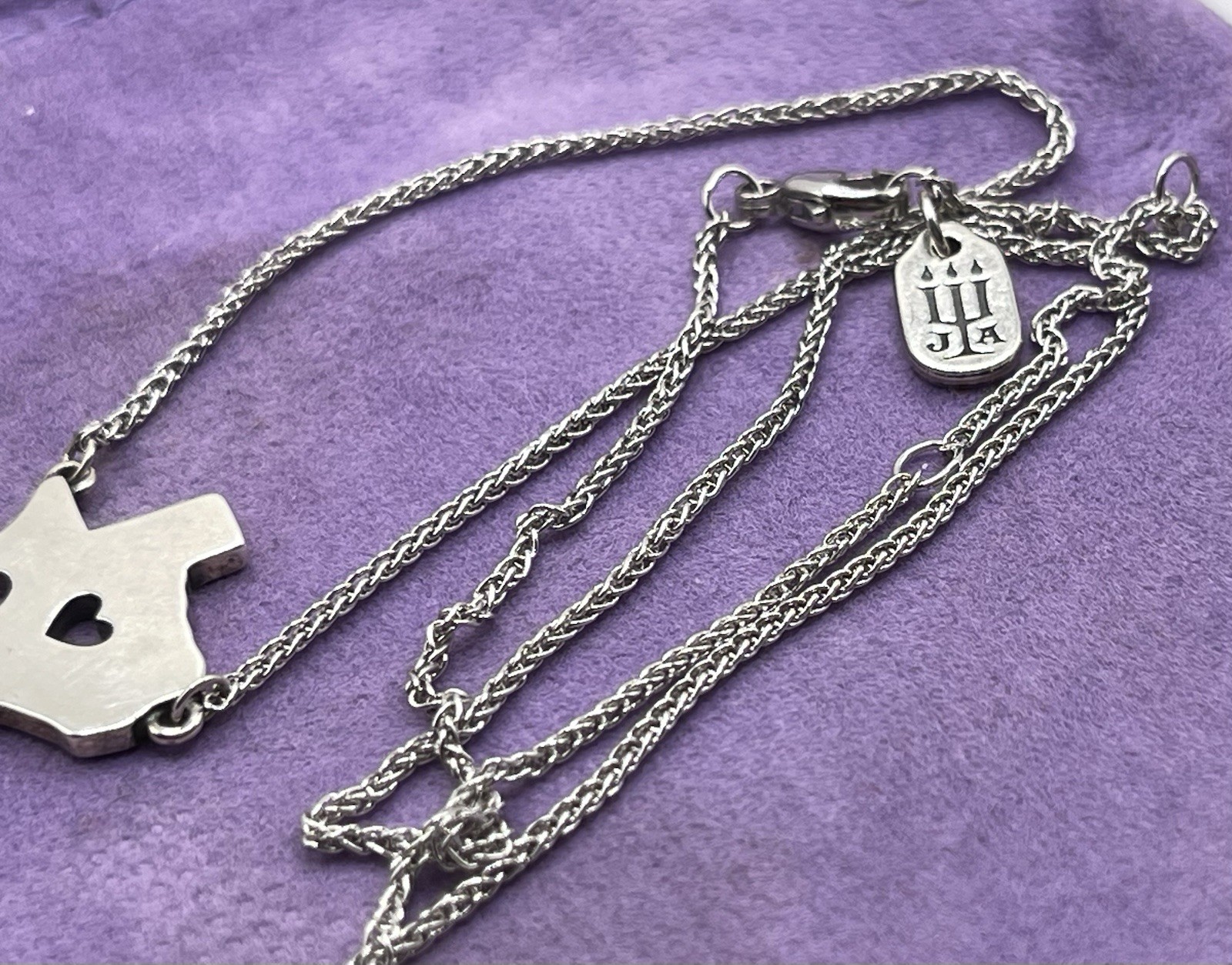 RARE James Avery Retired Deep In the Heart Of Texas Necklace 15”-17” – 1st Gen