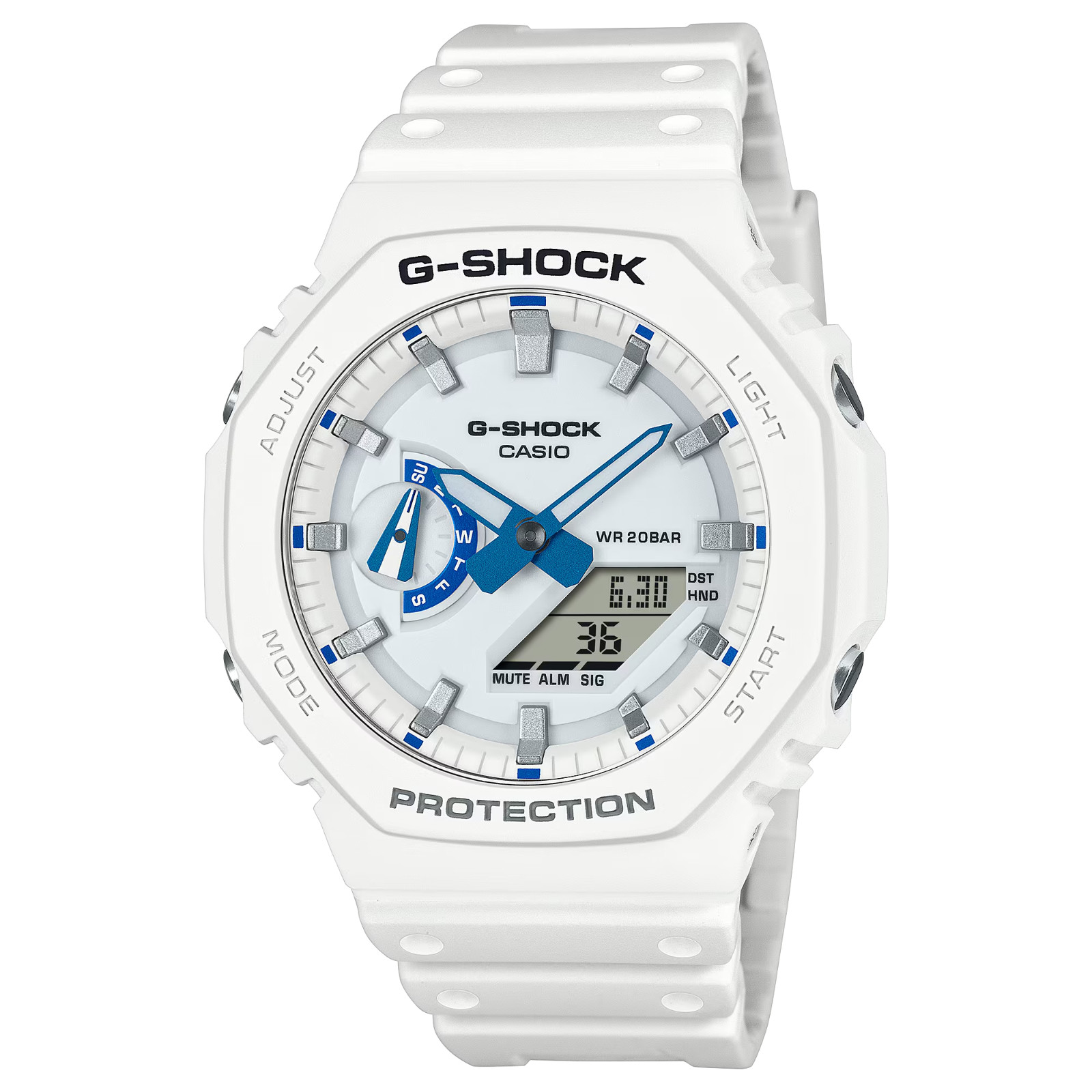 Casio G-Shock Carbon Core Guard Hidden Glow World Time Watch GA-2100HDS-7A