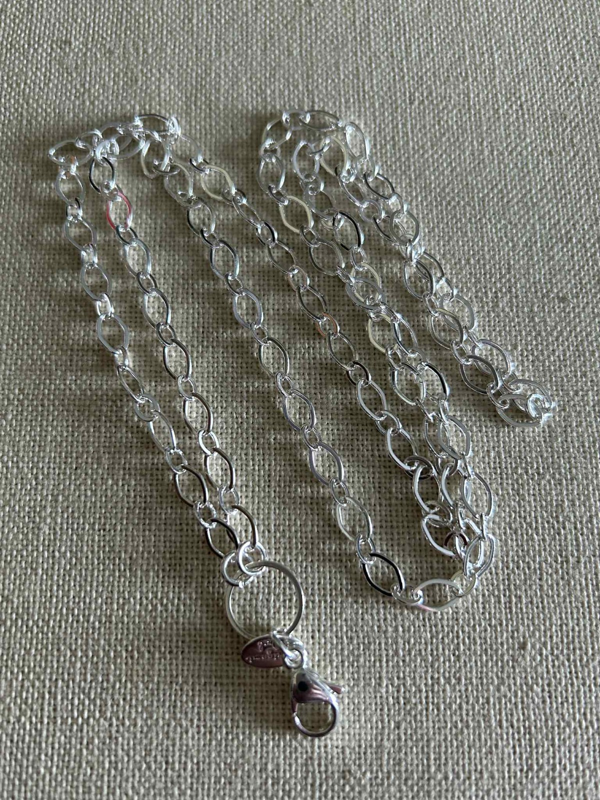 Origami Owl “Your Choice” of 32″ Flat Oval Link Chain / Necklace “New”