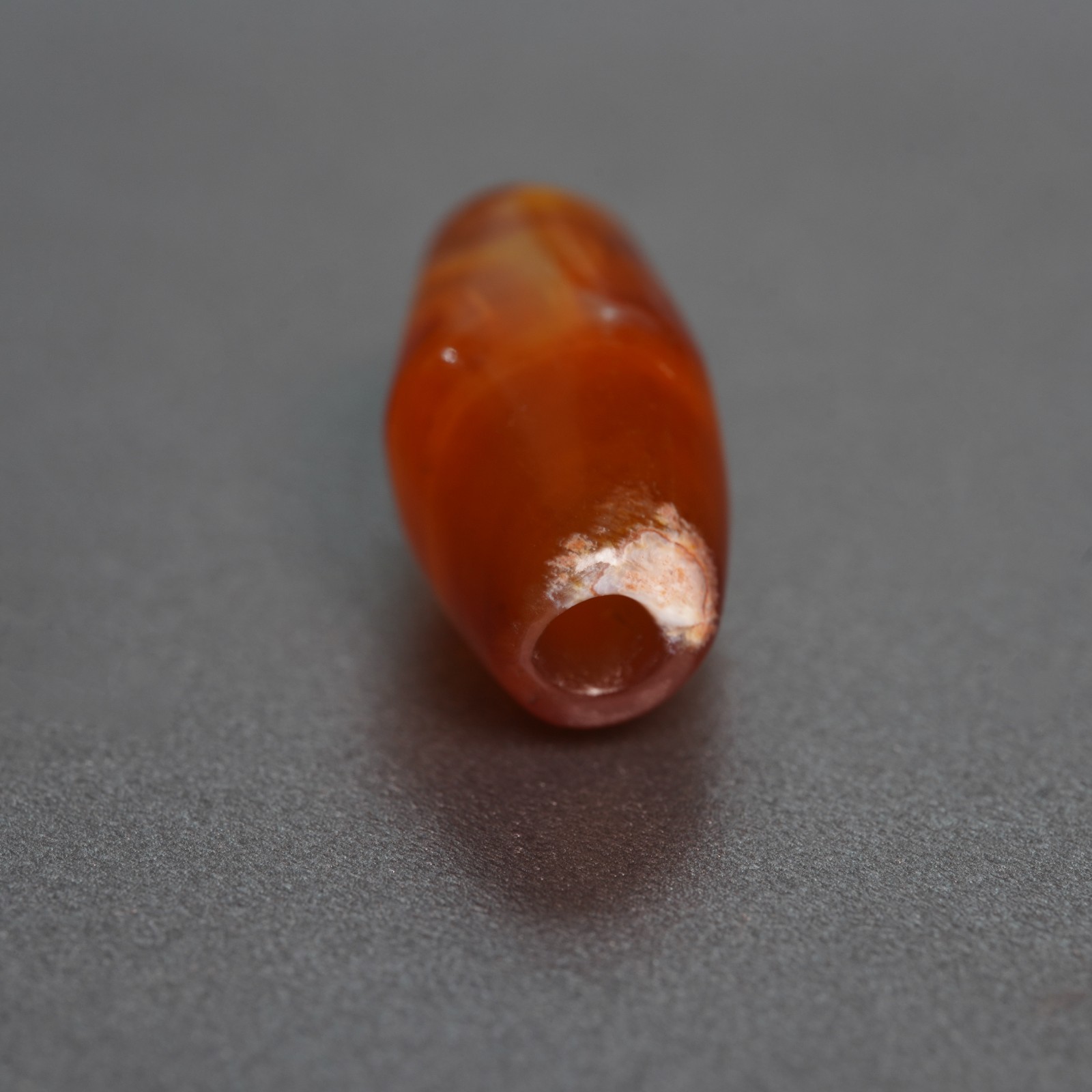 Hand Polished Rare Natural Banded Agate, Vintage Asian Trade Energy Stone 4.9g