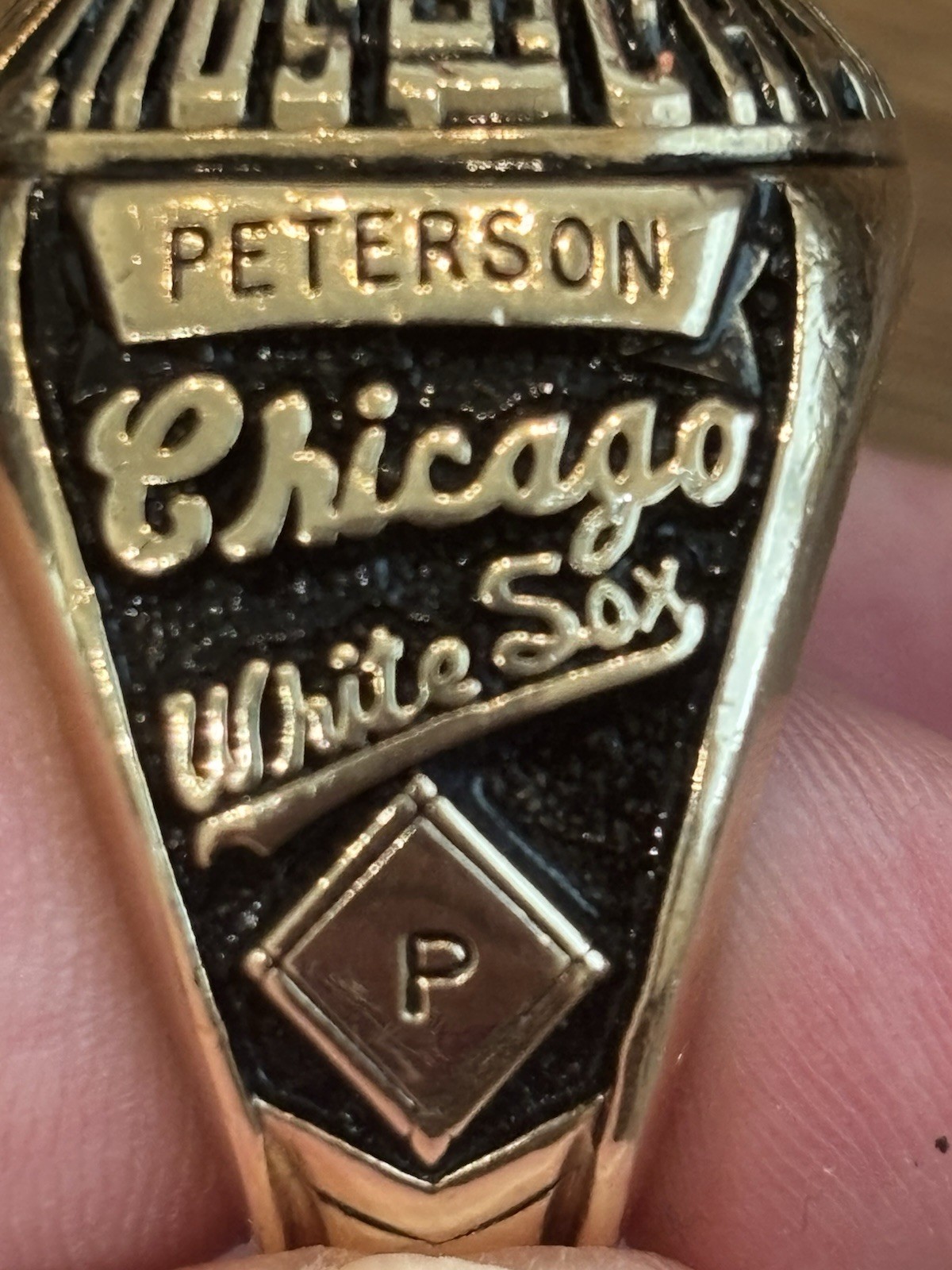 1987 Birmingham Barons Championship Ring 10K Gold 31.85g Adam Peterson