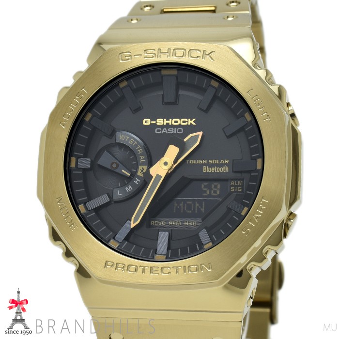CASIO G SHOCK Men’s Full Metal 2100 Series Solar Mobile Link GM B2100GD 9AJF CAS