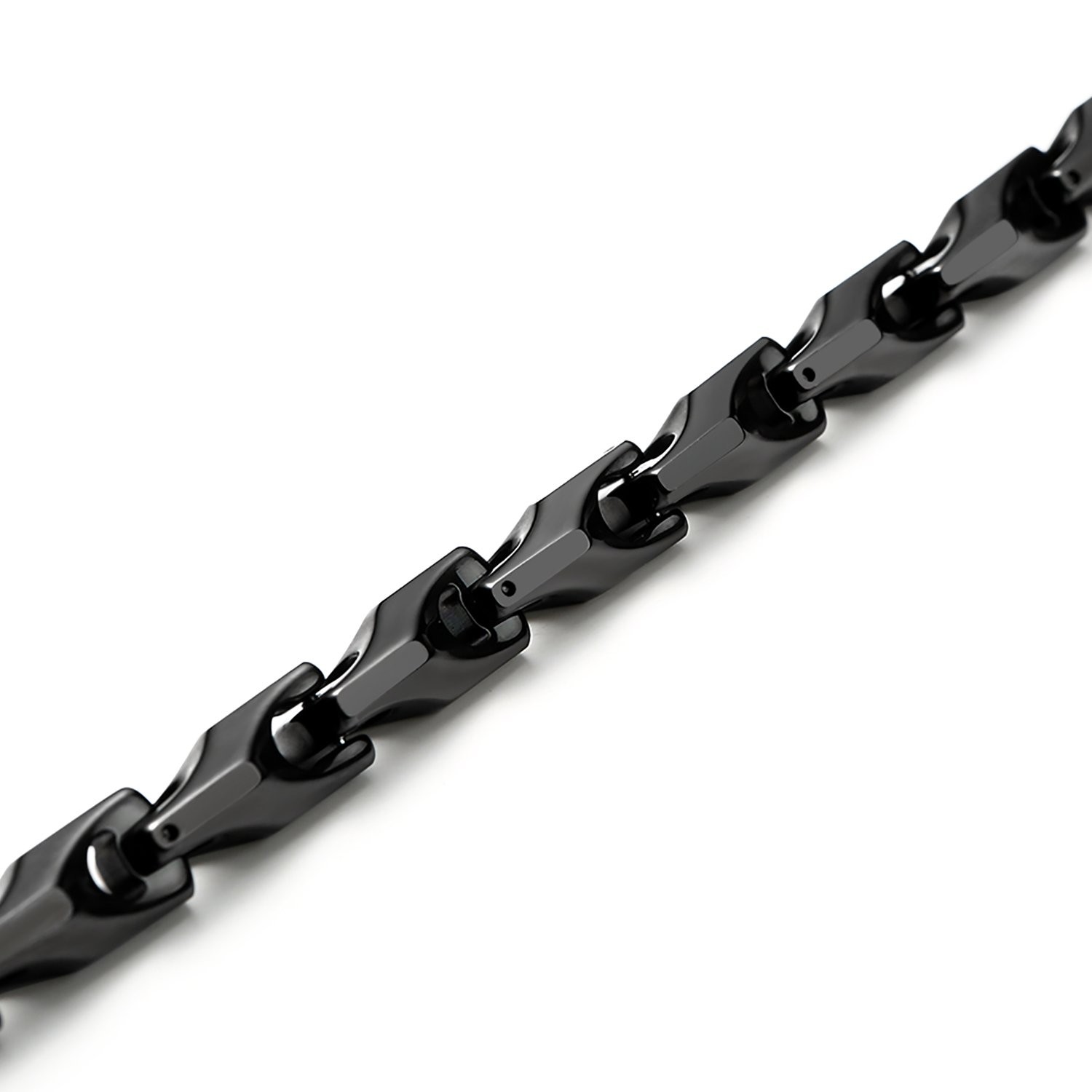Men Tungsten Carbide Wheat Link Bracelet Men’s Tungsten Jewelry Chain Band