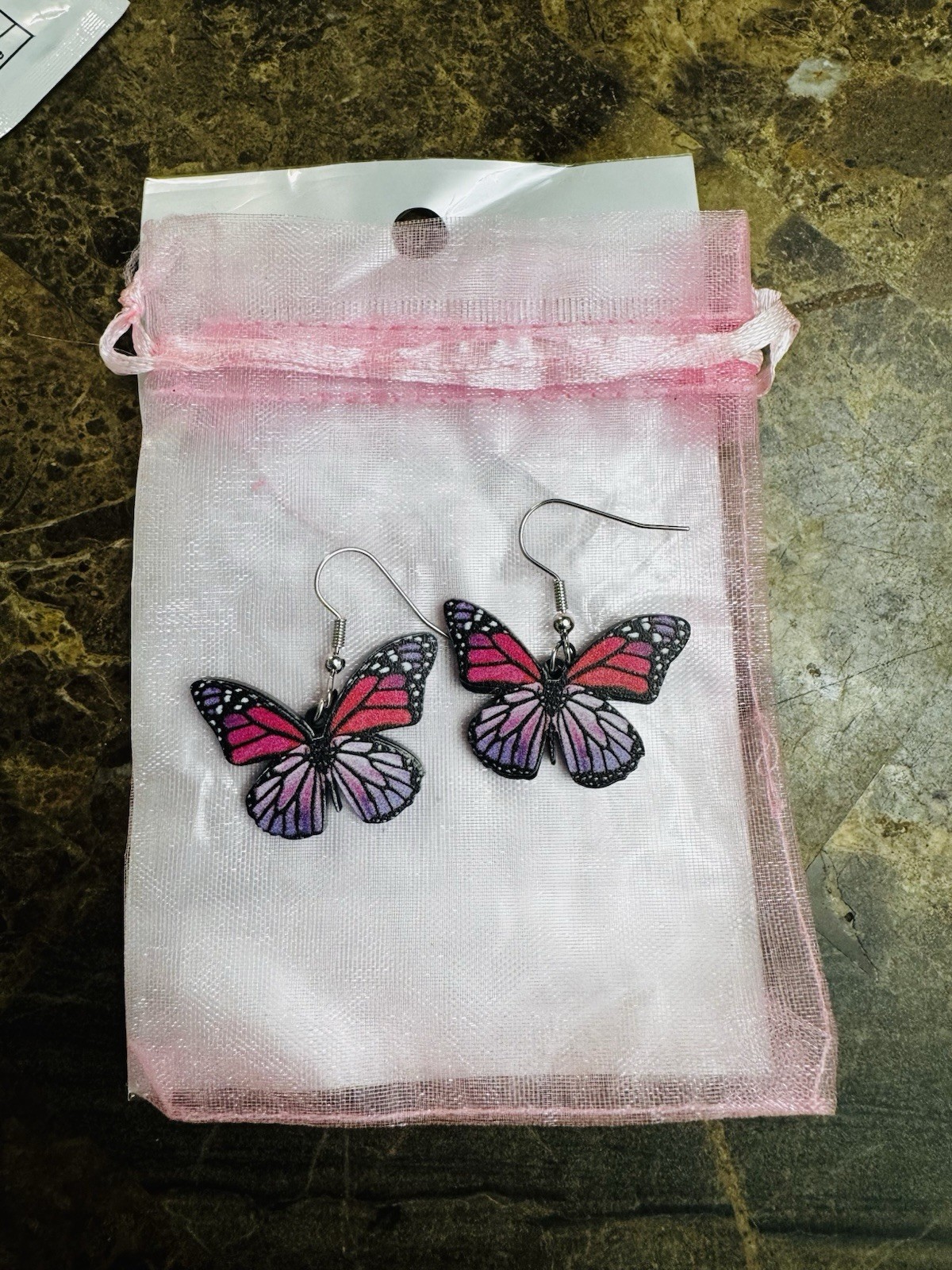 Cute acrylic Butterfly Earrings