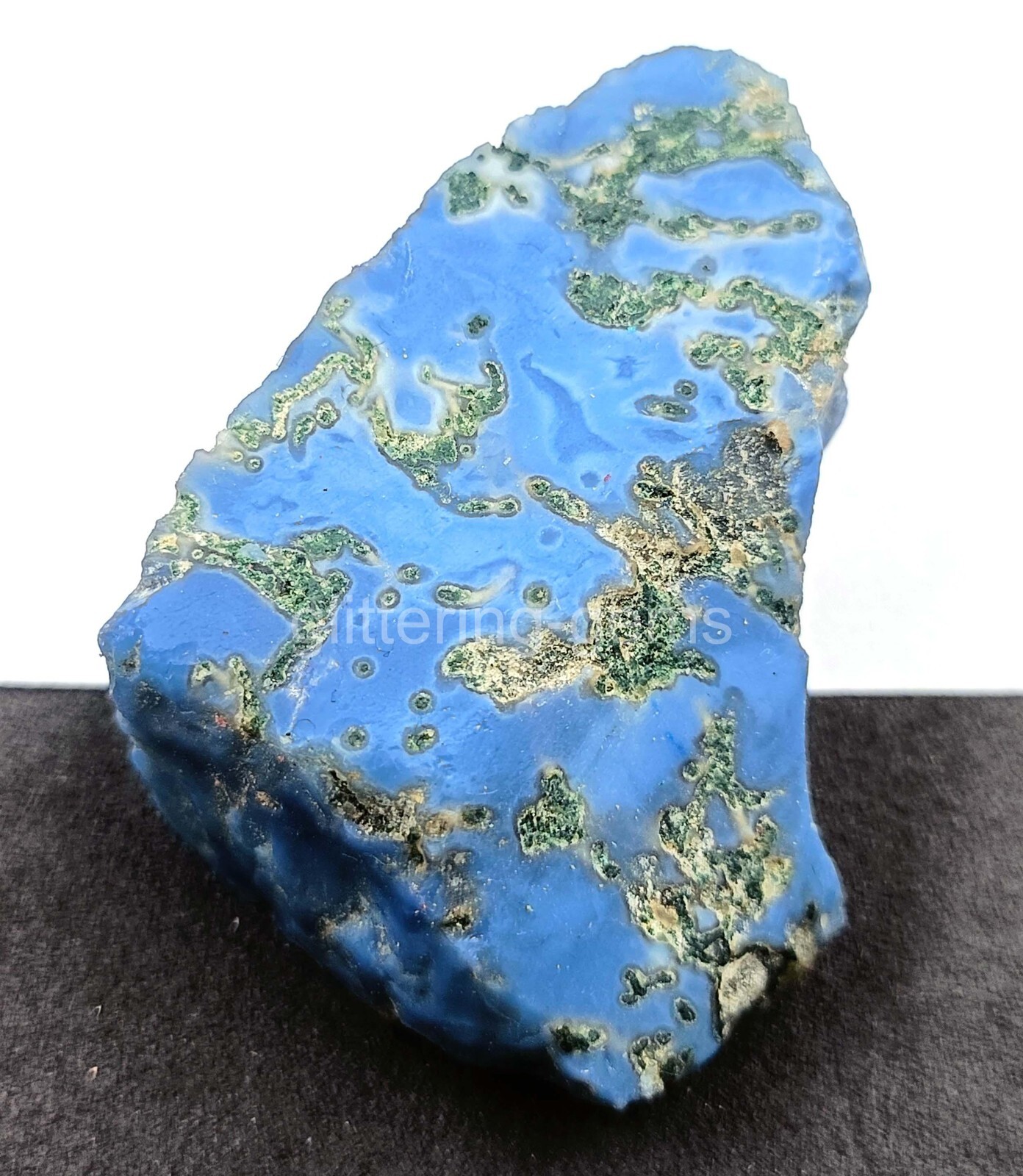 Sky-Blue Opal 218.25 Ct Natural IGL Australia Uncut Rough Loose Gemstone 5MSE