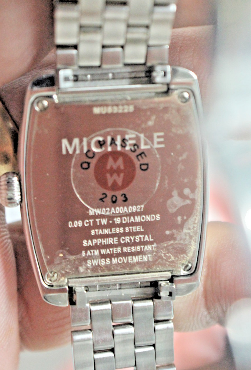 Vintage MICHELE Urban Mini Diamond Quartz Women’s Watch MW02A00A0927