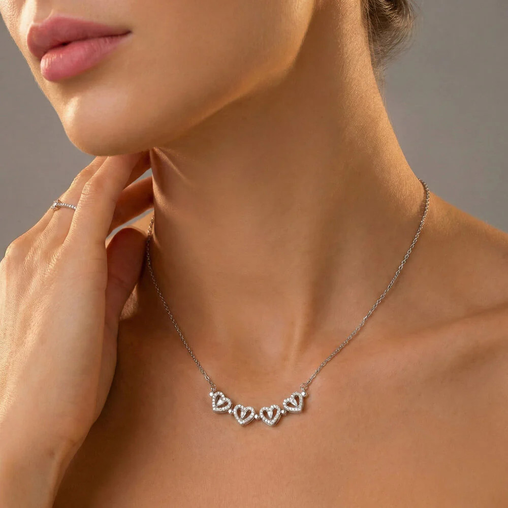 Soulmate Heart Clover Convertible Necklace