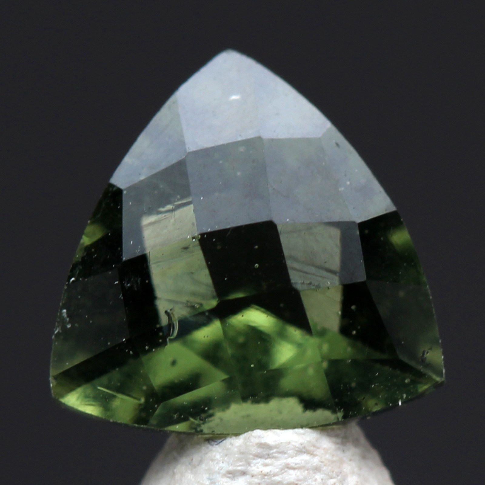 FACETED MOLDAVITE Meteorite Tektite Mineral Specimen Natural Gem US Seller IMCA#
