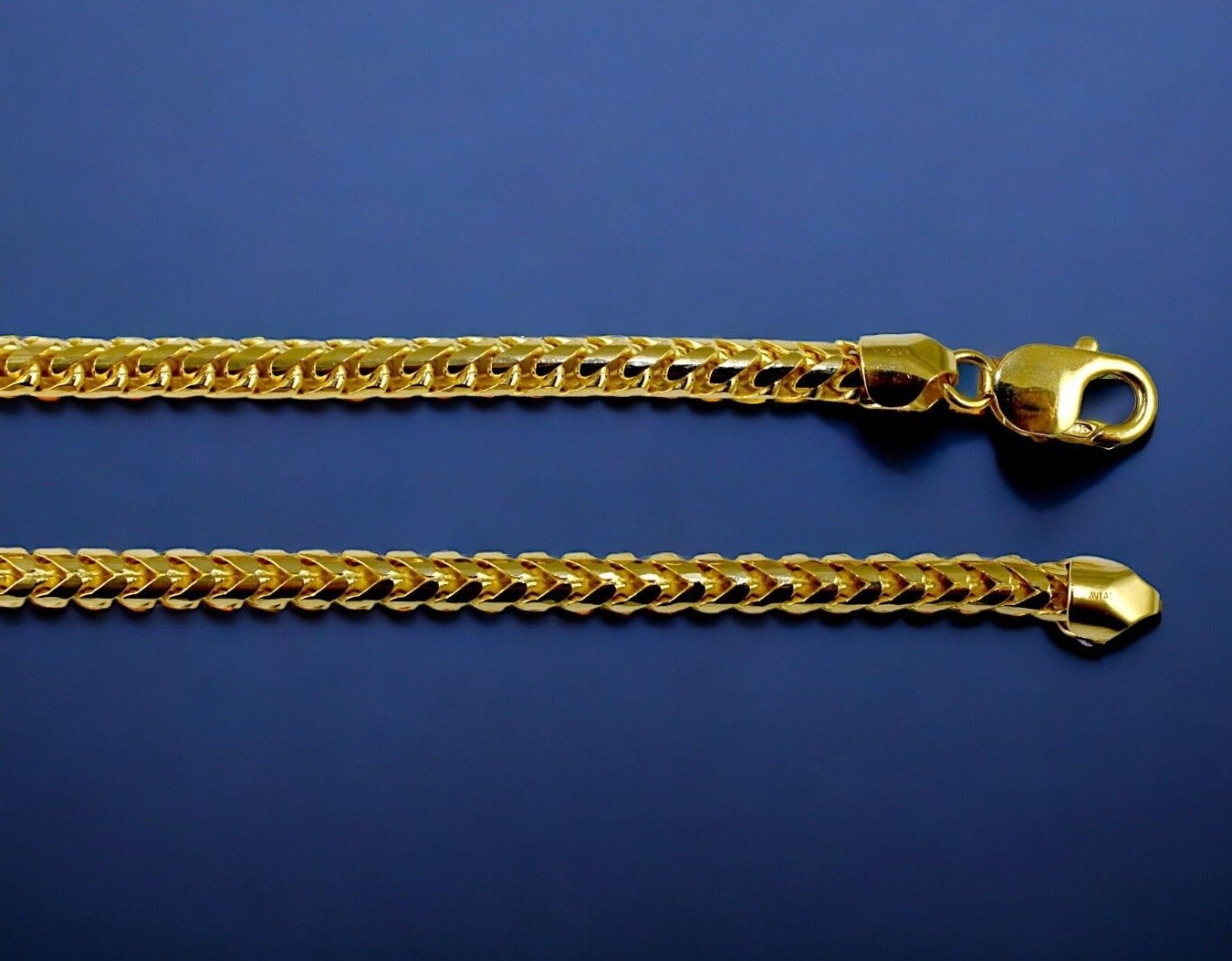 14K Yellow Gold SOLID Franco Round Box Necklace Chain Real Gold 1mm-6mm 16″-30″